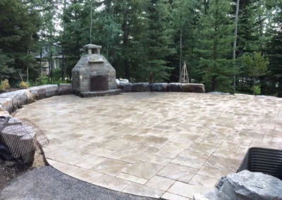 Outdoor Fireplace | Oasis Landscaping